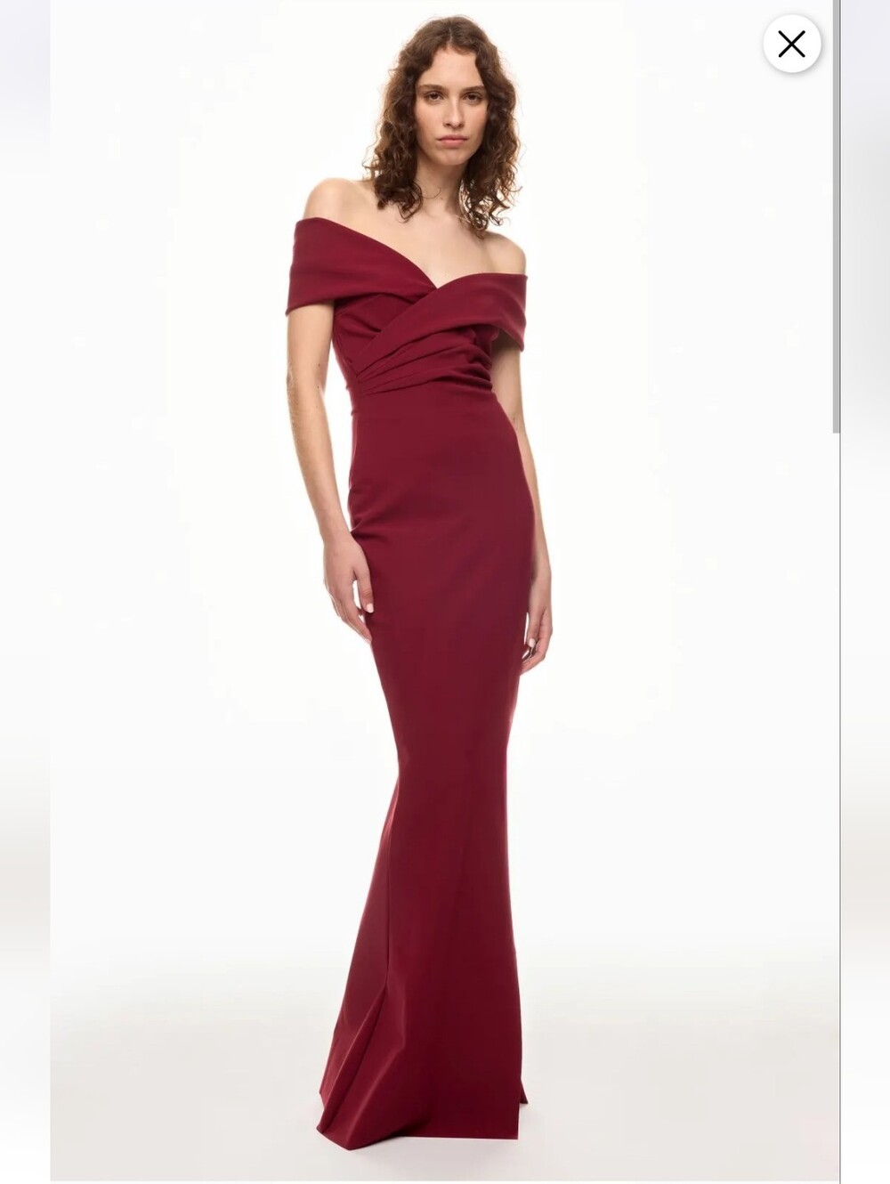 CHIARA BONI LA PETITE ROBE BENJE LONG GOWN MADE IN ITALY SIZE 42 US M MSRP $995